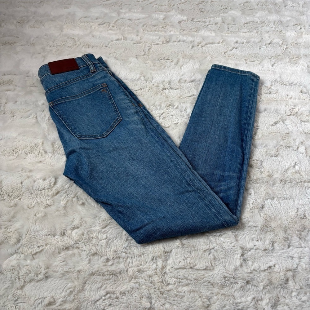 Madewell Women's Size 25 Blue High Riser Skinny Jeans